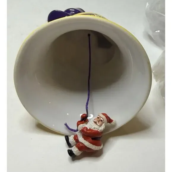 Danbury Mint 2004 LSU Christmas Bell Ornament With Original Box Vintage - Picture 7 of 13